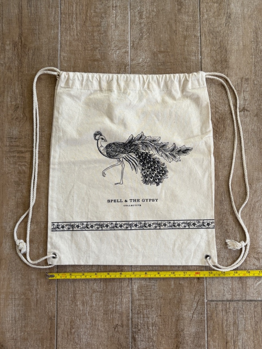 Spell & the Gypsy Canvas Drawstring Backpack - Picture 4 of 5